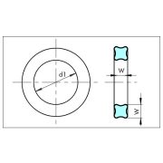 Quadring 2,9x1,78 FPM 70 Shore A - OQ